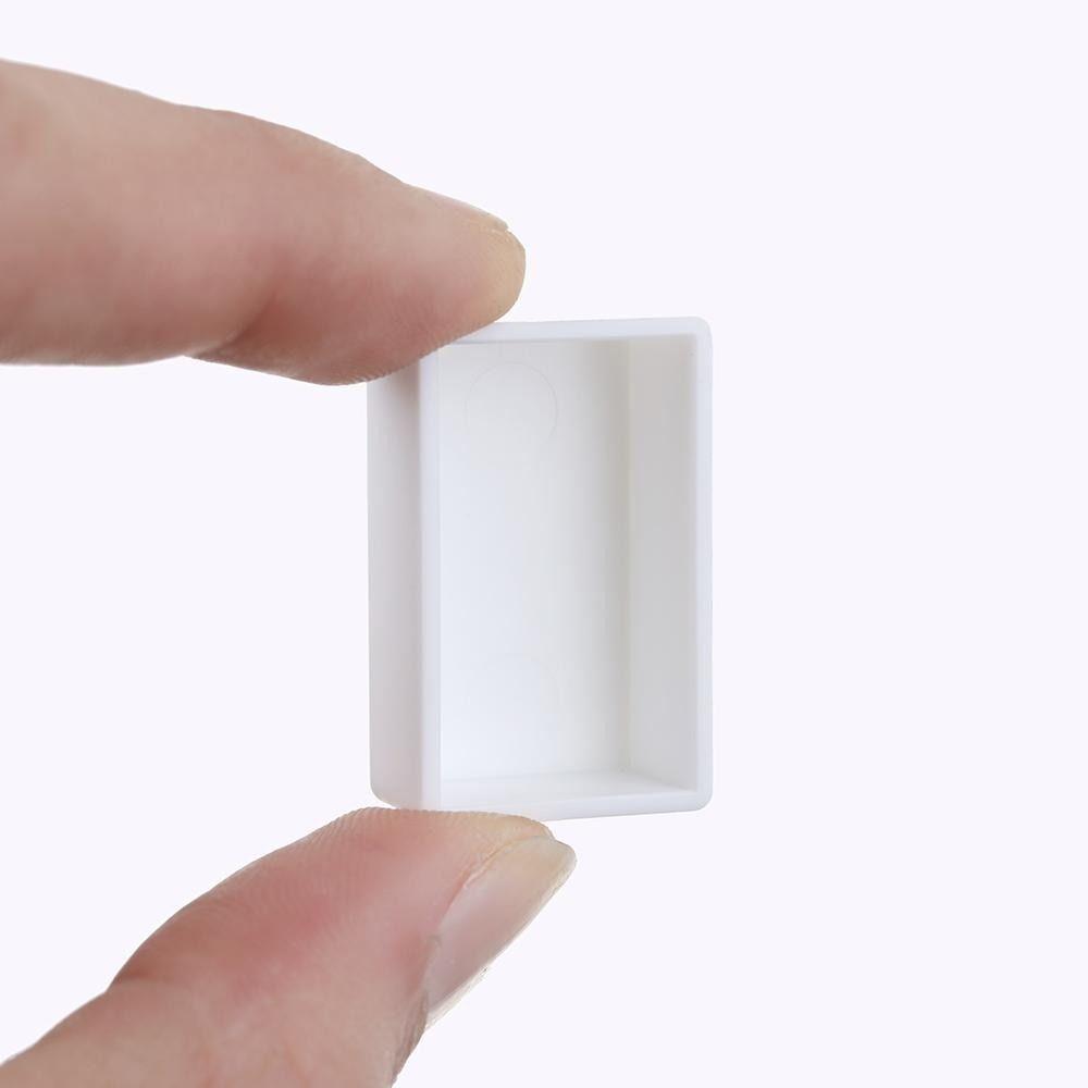 5/20/50pcs White Transparent Empty Half Tiny Pans Watercolor Pans DIY Watercolor Oil Painting