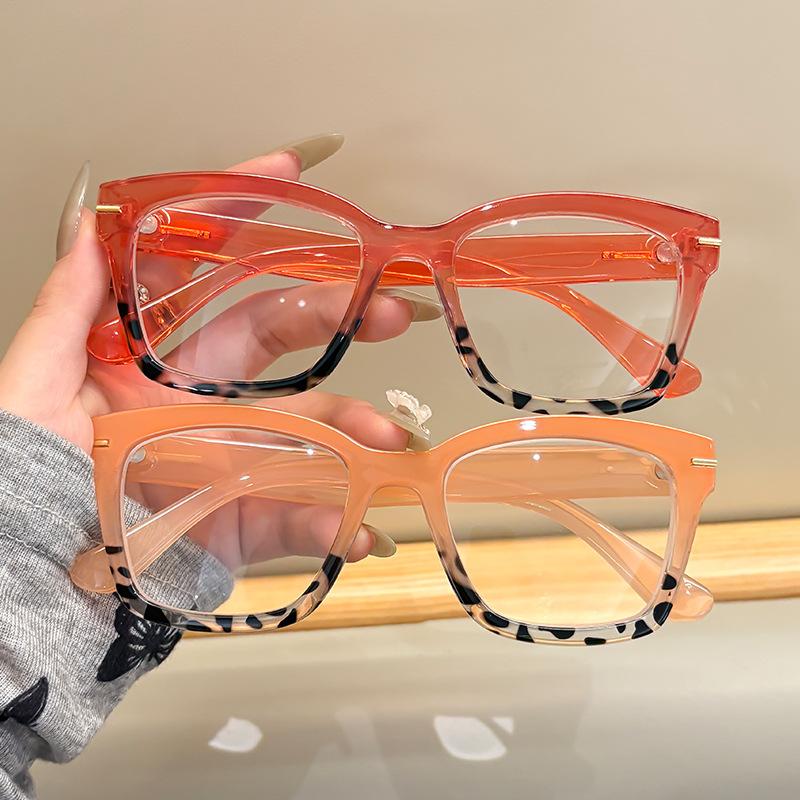 Fashionable Oversized-Frame Reading Glasses With High-Definition Lenses Women'S Ins Style Luxury Brand Designer Popular Eyewear