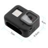 Silicone Case for GoPro Hero 8 Black Tempered Glass Screen Protector Protective Lens Film Housing Cover for Go Pro 8 Accessories