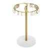 Headband Holder Organizer Metal Hair Hoop Display Stand Hair Accessories Storage Rack with 30 Hanging Hooks for Home