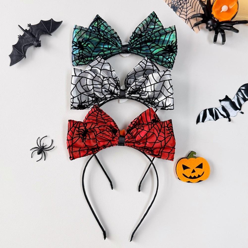 Bowknot Shape Halloween Pumpkin Headband Ghost Festival Headpiece Carnival Events