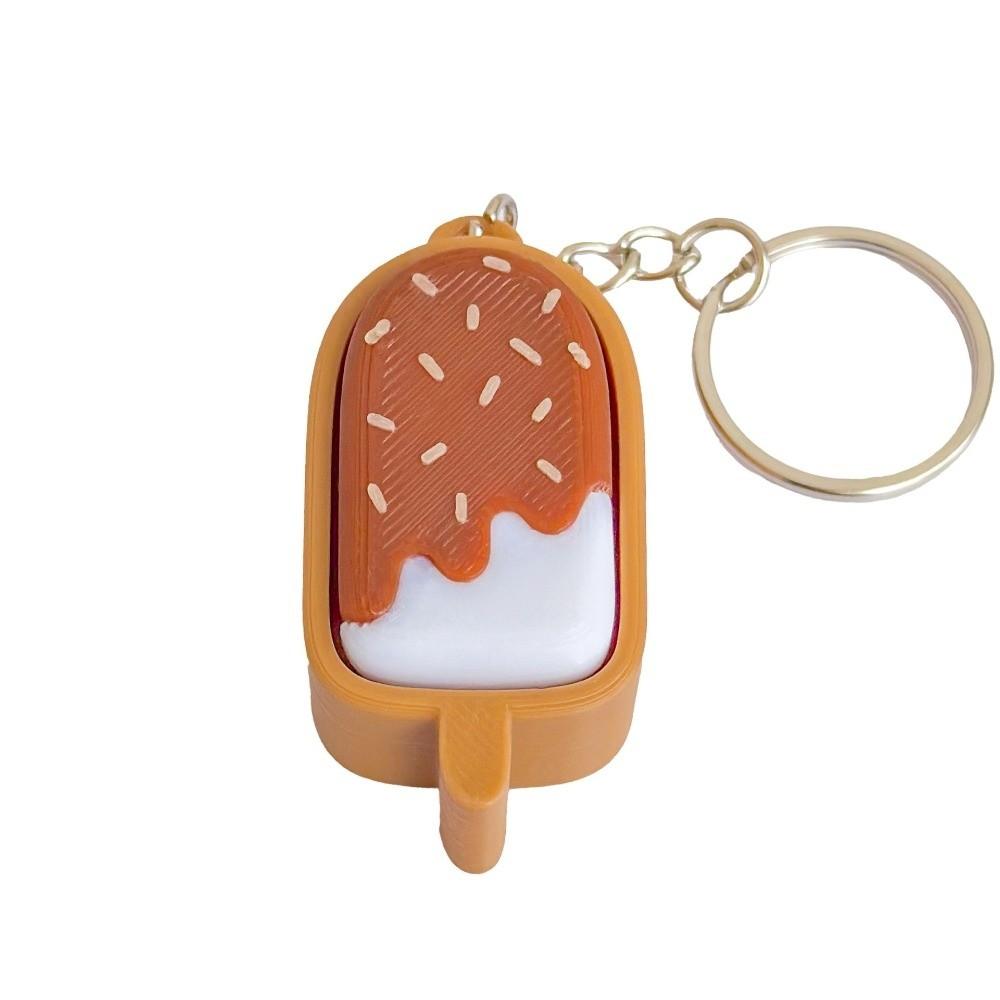 Ice Cream Anti-stress Toy Pendant Stress Relief Fidget Key Chain Children Adults