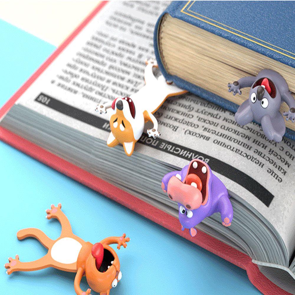 Seal Octopus Stationery Ocean Series 3D Bookmarks School Supplies Book Markers Cartoon Animal Style