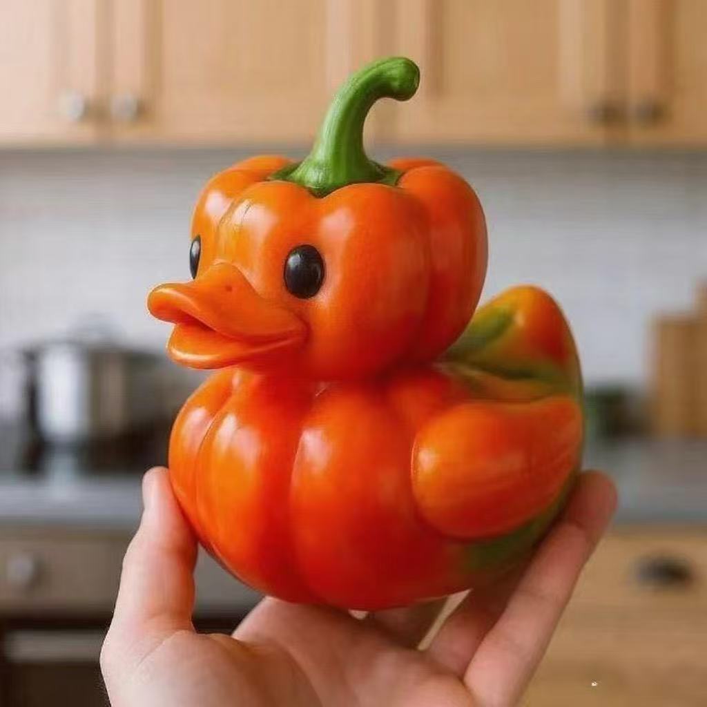 Whimsical Vegetable Duck Modern Simplicity Decoration Crafts Home Decor