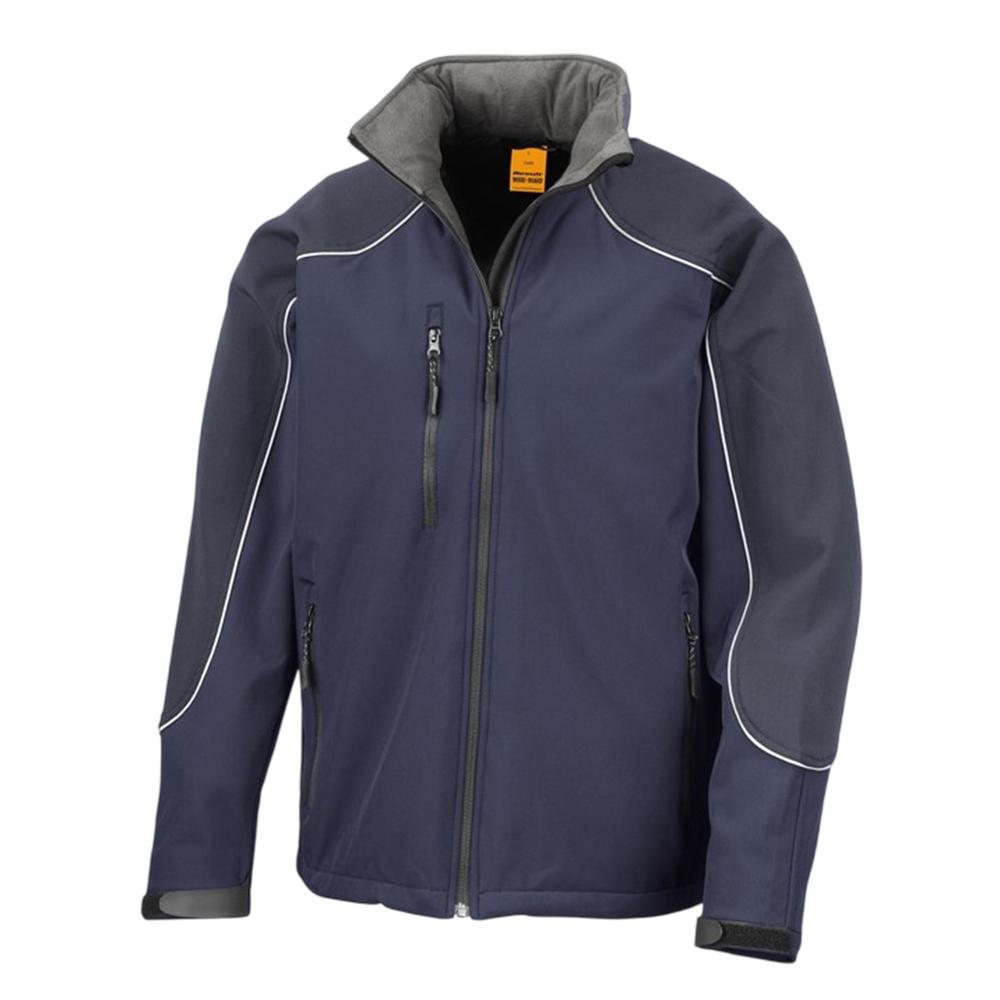 WORK-GUARD by Result Unisex Adult Hooded Soft Shell Jacket