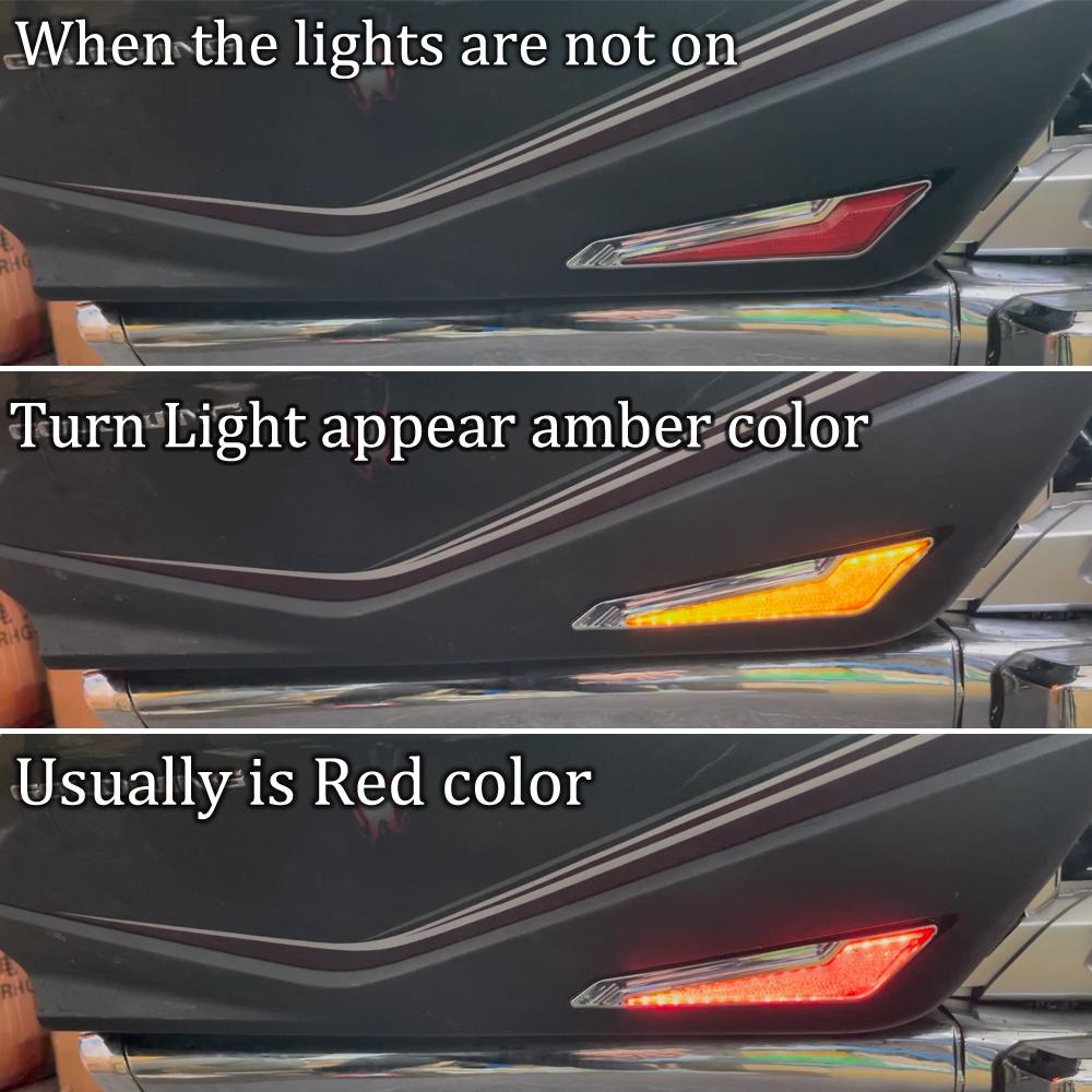 LED Marker Light Decorative Lamp For HONDA Goldwing 1800 GL1800 F6B 2018-2021 2020 Gold Wing Turn Signal Side Saddlebag Inserts