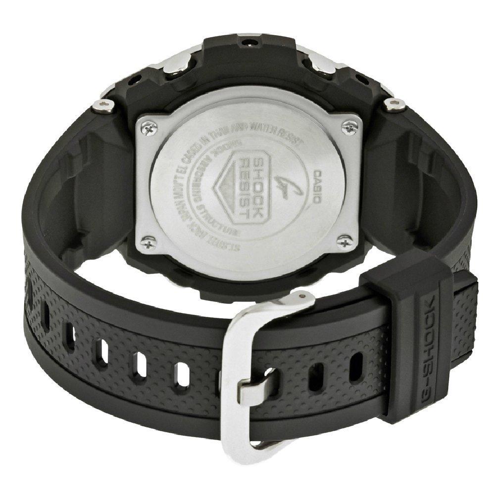 Часы аналоговые цифровые мировое время солнечные [Casio] G-Shock G-STEEL - GST-S110-1A мужские [Товар]
