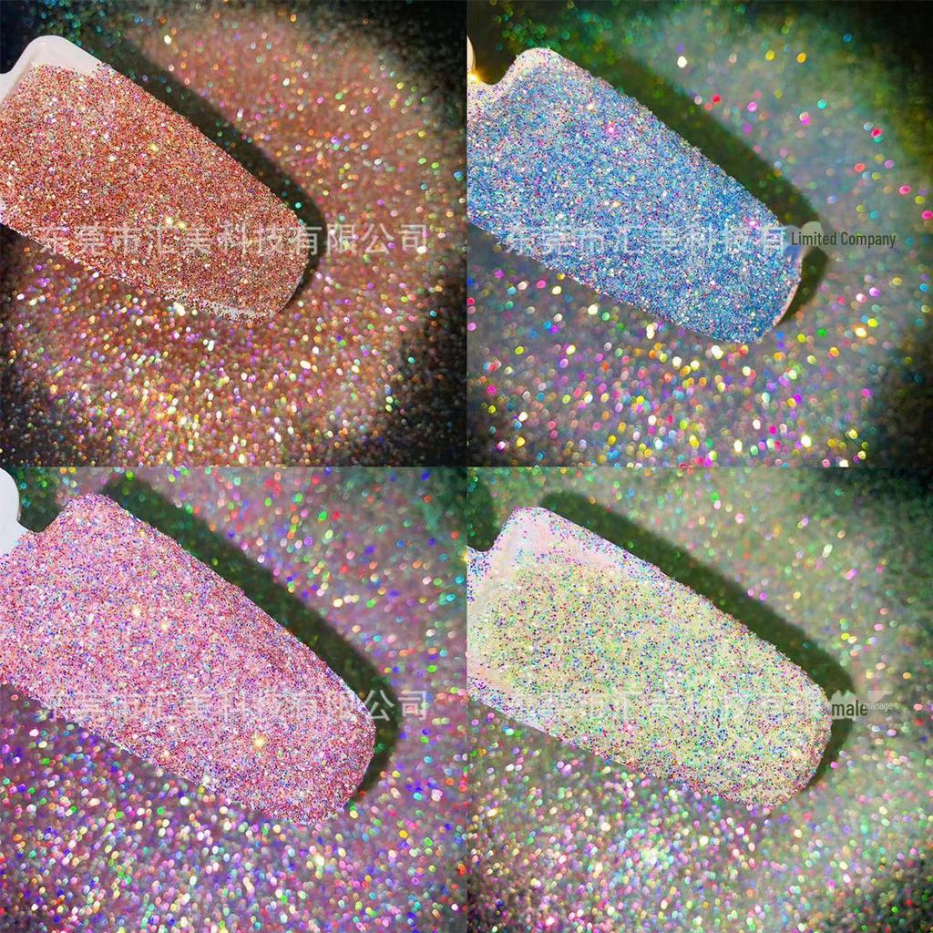 Пудра для ногтей Cross-Border Fine Flash Diamond Sea Salt, 50 г - фантазийный глиттер с эффектом зыбучих песков.