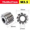 Червячная фреза HSS M0.5 M0.8 M1 M6M8 M10, угол давления 20 градусов, используется для обработки пазов на фрезерном станке и перекатывания режущих инструментов