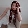 Кашемировая серия в горошек треугольный шарф вязаный платок осень и зима теплый универсальный атмосфера шарф на шею шарф