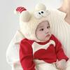 Autumn And Winter Baby Hats Super Cute Funny Wool Earmuffs Boys And Girls Baby Warm Plush Hats