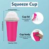 Summer Magic Slushy Maker Squeeze Cup Самодельный молочный коктейль-генератор Охлаждающий стакан Squee DIY для семьи
