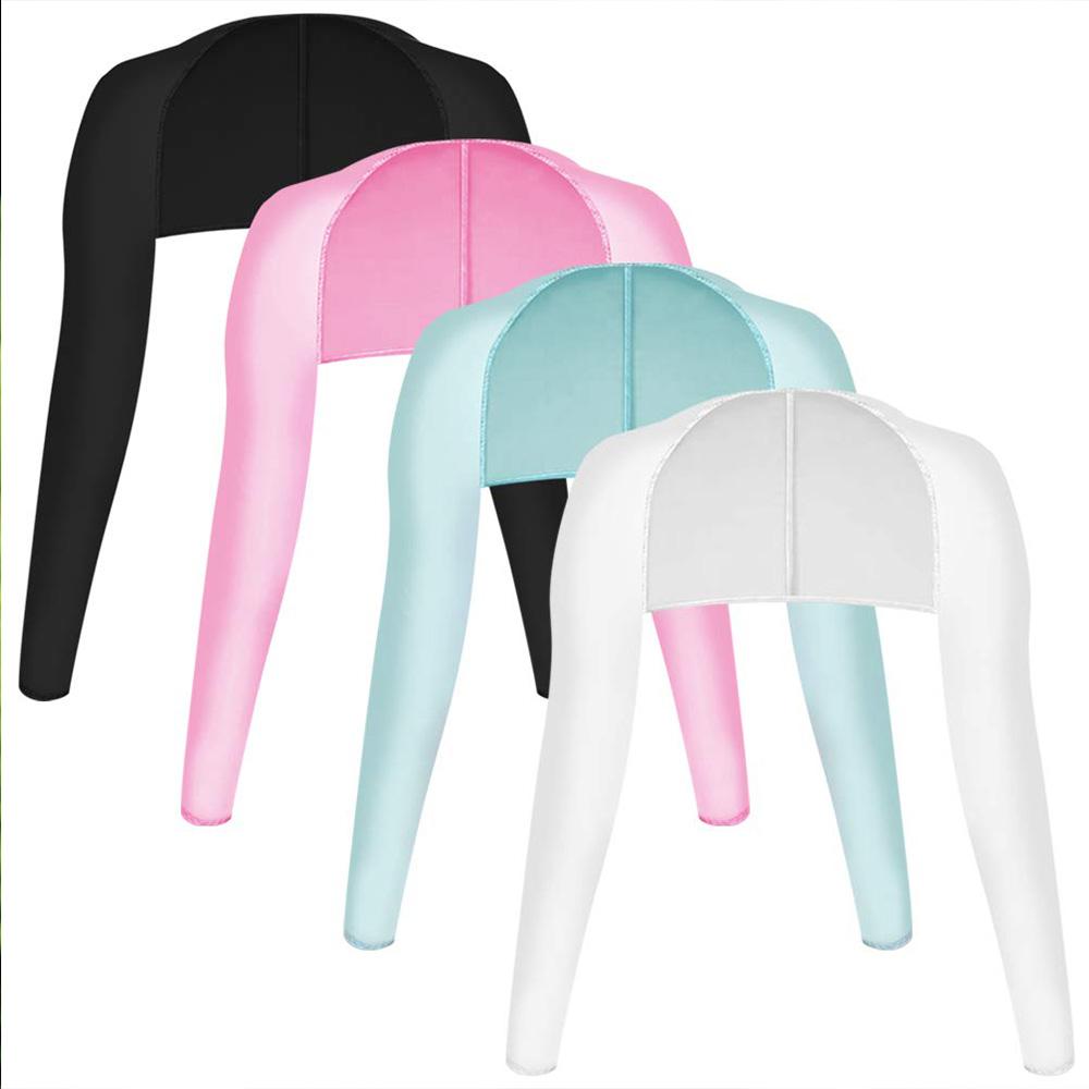 Hole Ice Silk Outdoor Activity Sun UV Protection Sun Sleeves Sports Glove Women Shawl Arm Sleeve
