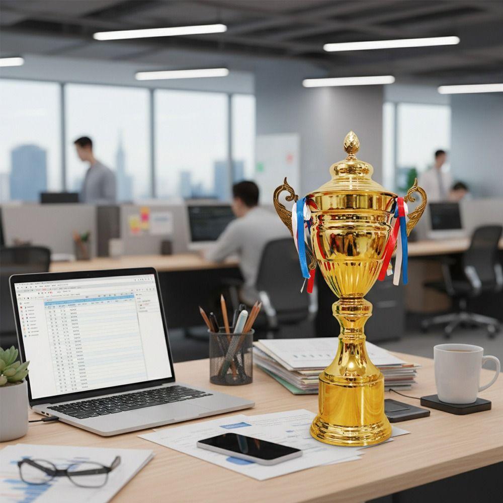 37/42/47/52cm Metal Trophy Large Size Competition Trophy New Gold Trophy  Competition Soccer