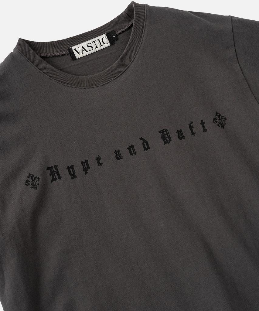 VASTIC Lettering T-Shirt_Charcoal