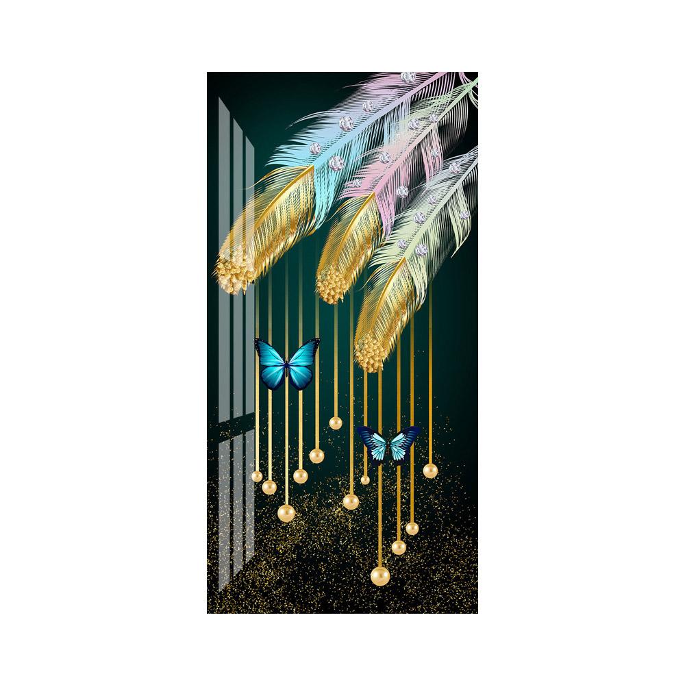 Скандинавские постеры с перьями, холст, картины, настенные художественные фотографии для гостиной, украшения крыльца, абстрактные роскошные принты, без рамки