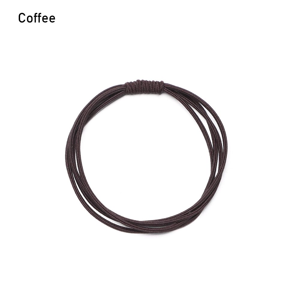 Random Color New Hair Accessories Girl High Elastic 4 in 1 Hair Ring Hair Tie Rope