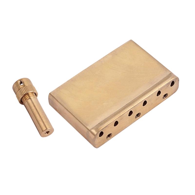 Латунный блок тремоло, система Single Rock 63 мм, гитарные аксессуары, подходит для /SQ гитарного набора с бриджем тремоло