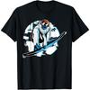 Snowboarding Mountain Snowman Snowboard Sports Lover Design T-Shirt