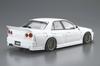 AOSHIMA The Tuned Car Series Nissan URAS ER34 Skyline 2001 Plastic Model 1/24 No.04 TYPE-R