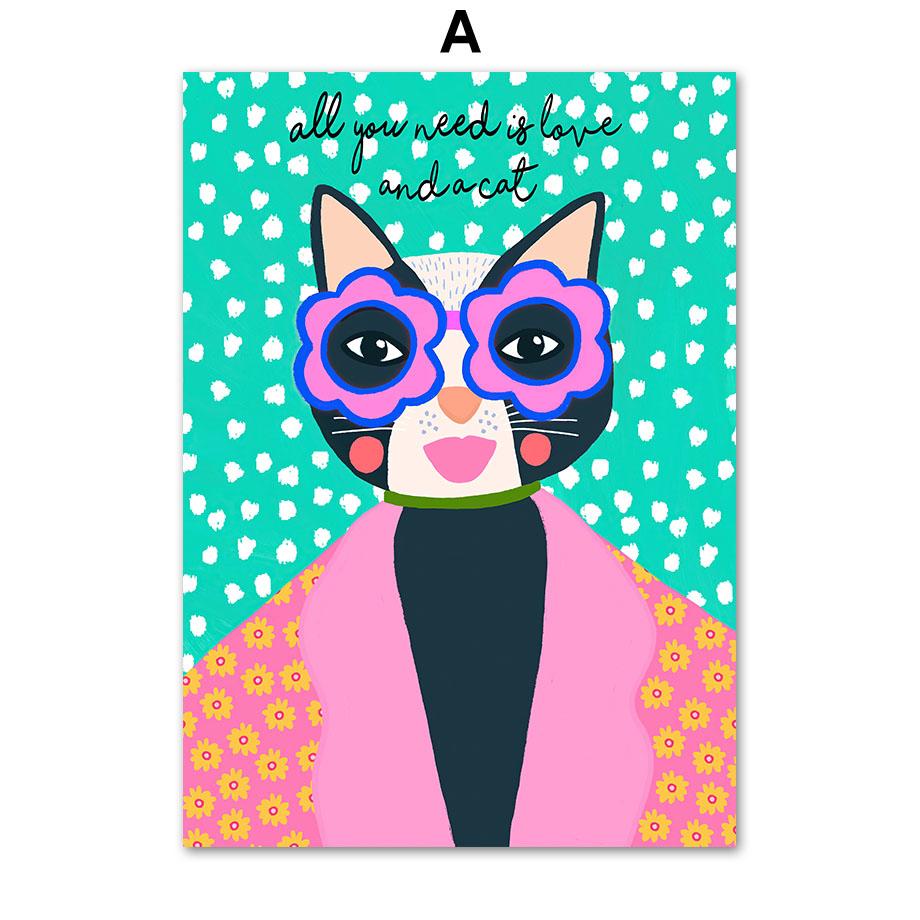 Красочная ваза для цветов в стиле бохо, абстрактное леопардовое настенное искусство, холст, живопись, плакаты на скандинавскую тему и принты, фотографии, декор для детской гостиной