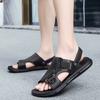 Мужская обувь Новый дизайн 2024 Пляжная Повседневная Мужские Сандалии Нескользящие Стильные для Ежедневного Использования Оптом Тренд Цвет Дорогие С Открытым Носком Купить