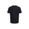Under Armour Solid Color Embroidered Logo Casual Training Crew Neck Short Sleeve T-Shirt Men Tops Black 1382902-001