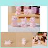 Очаровательные миниатюрные мультяшные фигурки свиней из смолы, настольное украшение для автомобиля