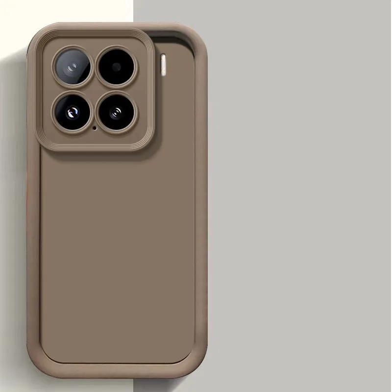 Роскошные матовые чехлы для телефона Xiaomi MI15 15 Чехол для Mi15Pro 15Pro Pro Ударопрочный Защитный Мягкий Чехол на заднюю панель Fundas Carcase Capa