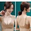 Seamless Ladies Underwear V-neck No Steel Ring Small Chest Gathered Adjustable Small Comfortable Thin Top Bra