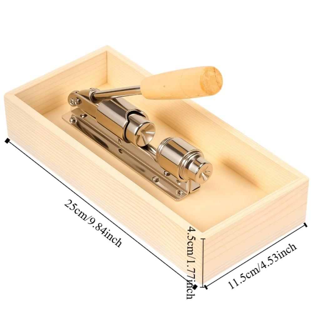 Easy To Use Manual Nut Cracker Stainless Steel Heavy Duty Walnut Shelling Machine With Storage Box Walnut Clip Elderly