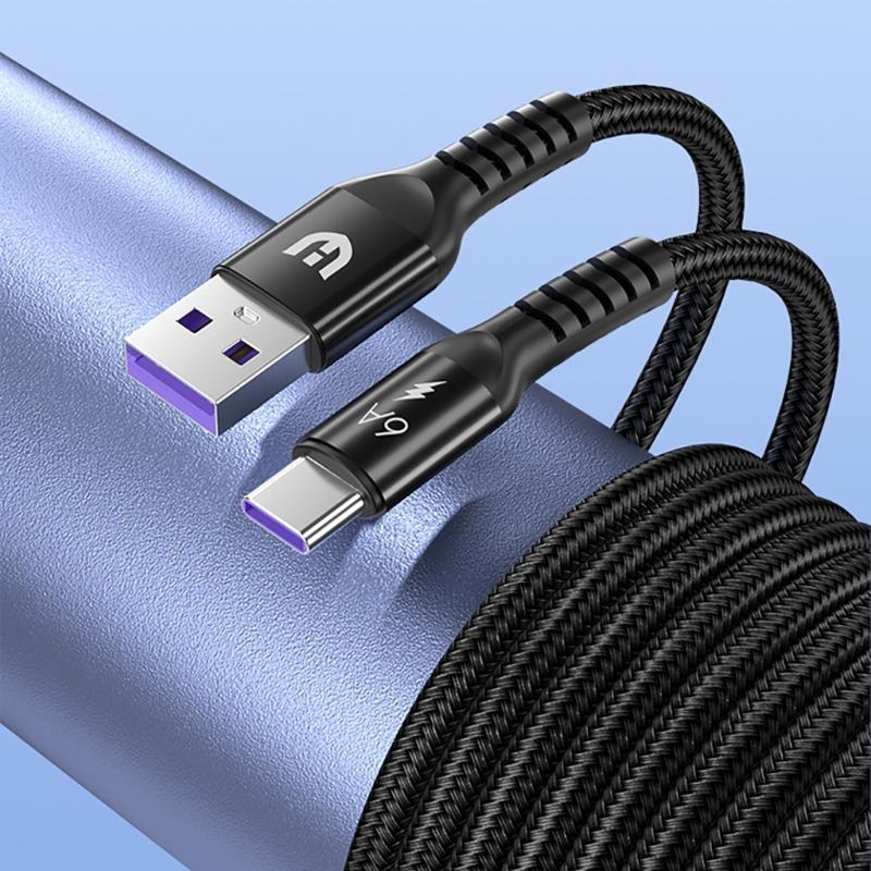 Кабель USB — USB C Кабель USB — Type C Быстрая зарядка Нейлоновая оплетка Кабель для передачи данных и синхронизации Кабель для зарядки USB C