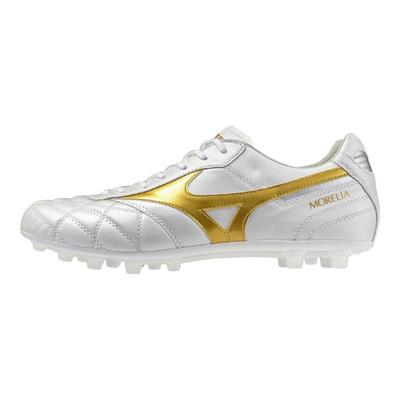 Morelia 2 Japan Мягкие Удобные Прочные Легкие Футбольные Бутсы Унисекс кроссовки Белый Платиновый P1GA260350