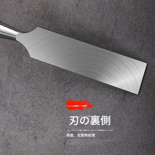 Set of 4 Flat Chisels, Chrome Vanadium Steel, for Wood Carving, Chamfering, Finishing, Flat Chisels, Carving Chisels, DIY Tools, Woodworking Chisels,