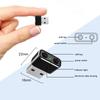 USB Mini Automatic Mouse Jiggler Mover Plug and Play Automatic Move Cursor Shaker with ON/OFF Indicator Light for Laptop Desktop