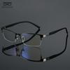 Half-Frame Square Reading Glasses for Men Business Bifocal Progressive Presbyopic Glasses +1.0 +1.5 +2.0 +2.5 +3.0 +3.5 +4.0