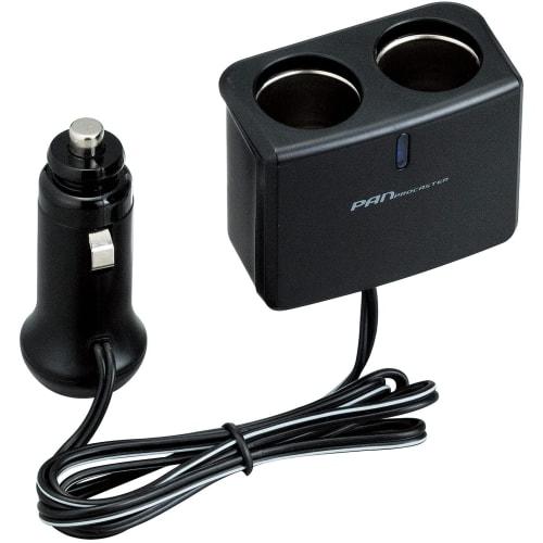 SEIWA Car Supplies Cigarette Socket Extension Distributor 2 Sockets Universal Socket 2 Cord Type IMP096