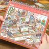 PET Die Cut Workbenches Scene Stickers 11 Scenes Desktop Sticker Scenery Sticker Book  Kid Gifts