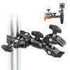 Ulanzi Double Super Clamp Двойной зажим Magic Arm Головной кронштейн Crab Scissor Clamp Фотоосветительное оборудование Фиксация Поворот Угол Регулировки Стола