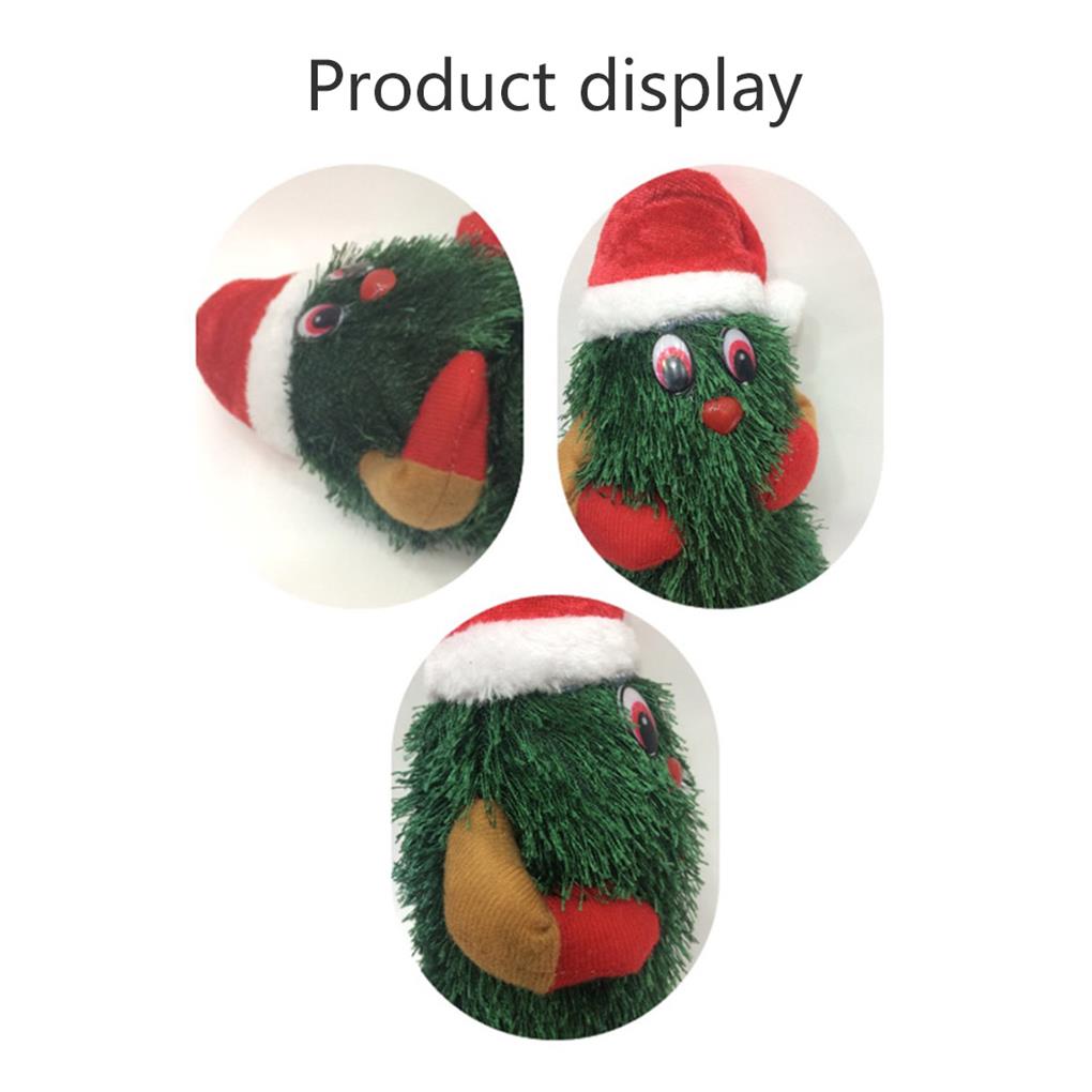 Электрическая елочная игрушка реквизит изысканный домашний праздничный декор интересные настольные игрушки на батарейках для танцев