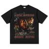 Juice WRLD Lucid Dreams Графическая футболка Унисекс Женская Оверсайз Премиум Хлопок Яркая Музыкальная Мода Круглый Вырез Короткий Рукав