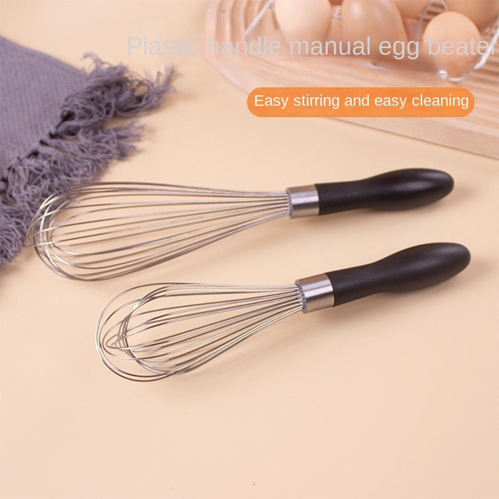 2 шт. 2 стиля кухонный венчик с пластиковой ручкой ручной венчик новые инструменты для выпечки дома