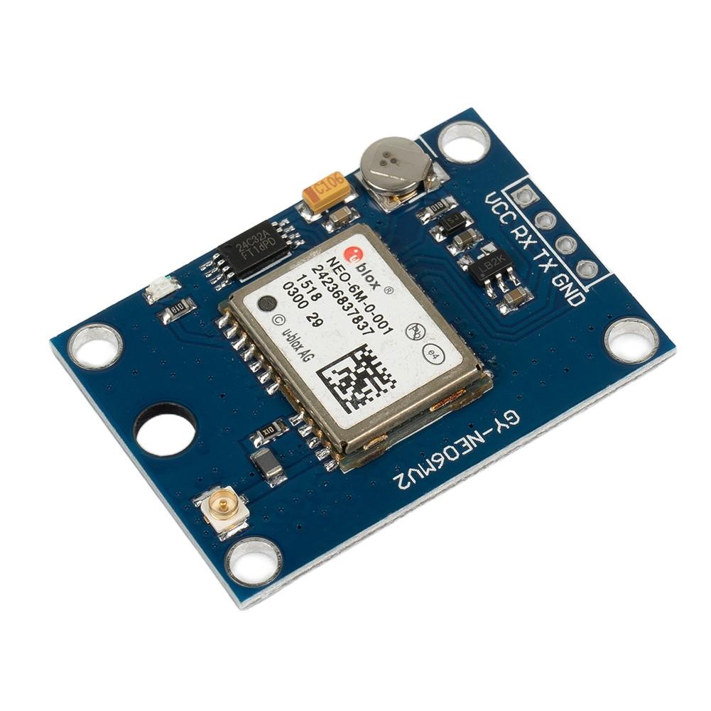 Модуль GPS NEO-6M 3V-5V Блок питания с антенной для Arduino
