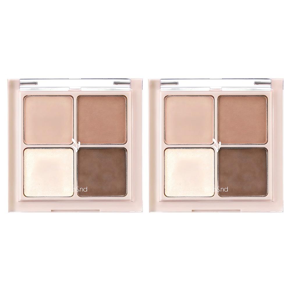 Rom&nd Better Than Eyes N01 Dry Willow Flower Neutral Beige Eyeshadow Set 6.5g x 2ea