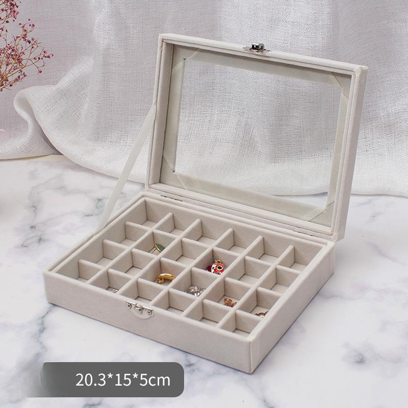 1 шт. Органайзер для ювелирных изделий из искусственной кожи с замком и ящиком с мягкой подкладкой, большая вместимость для ювелирных изделий - идеальный подарок для женщин и девушек