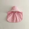 Shawl Sunscreen Fisherman Cap Solid Color Summer Sun Hat Breathable Children Bucket Hat  Travel