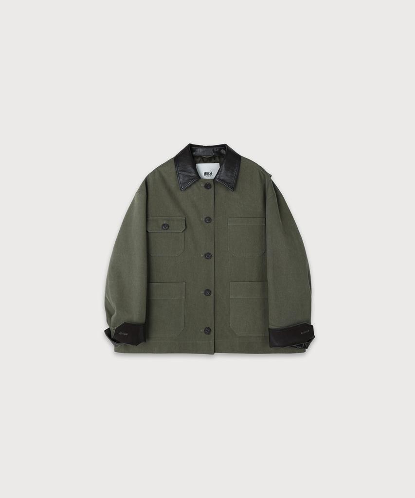 Musee Fallet Oversize Work Jacket_Khaki