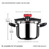 1PC Desktop Electric 304 Stainless Steel Pressure Cooker Explosion-proof Household Gas Stove Thickened Pressure Cooker