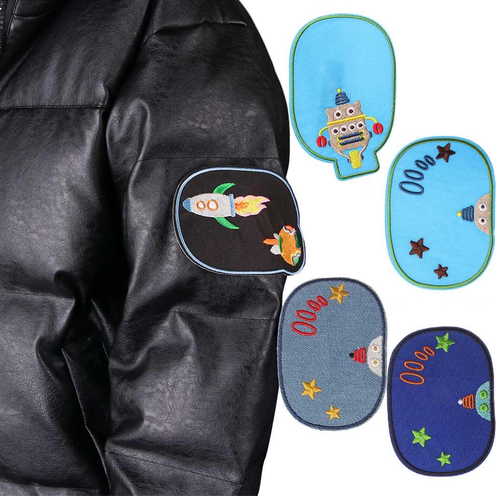 Cartoon Sewing Elbow Jeans Stickers Knee Appliques Patches Embroidered Badges