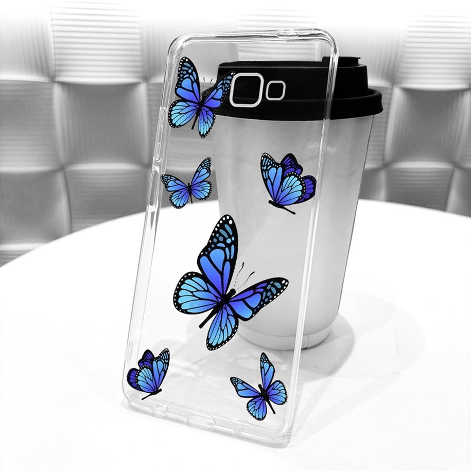 Case For Samsung Galaxy J4+ J4 Core 2018 Cover SM-J410F SM-J415F Clear Cases Fashion Flower Silicone Bumper For Samsung J4 Funda